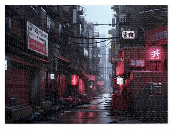 Urban Grit: Manga-Inspired Jigsaw Puzzle