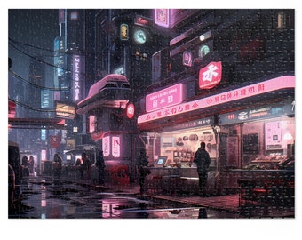 Cybercrime Chronicles: Manga-Inspired Jigsaw Puzzle