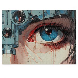 Kybernetische Overload: Gritty Manga Puzzle