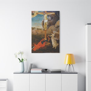 Mystic Crucifixion By Sandro Botticelli Canvas High-Quality Wall Art Painting Print Home Decor Artistic Masterpiece Fine Art Reproduction