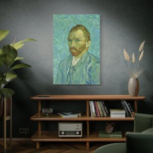 Self-Portrait By Vincent van Gogh Canvas High-Quality Wall Art Painting Print Home Decor Artistic Masterpiece Fine Art Reproduction