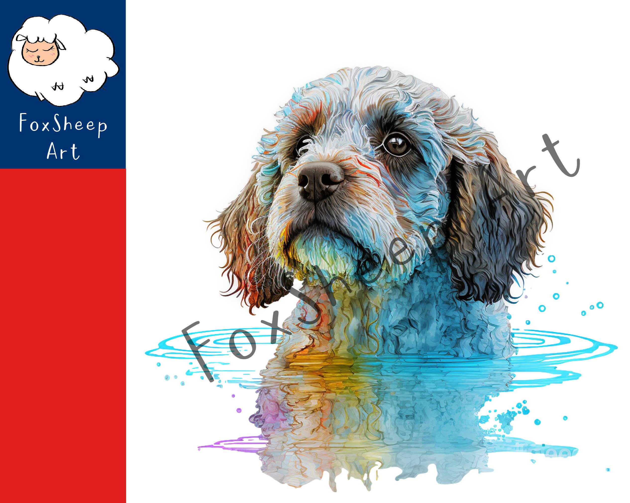9 Cockapoo Dog Clipart High-quality PNG Image, Print, Paper, Art, Craft ...
