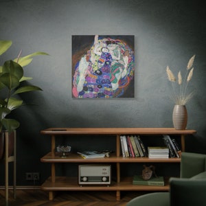The Maiden By Gustav Klimt Canvas High-Quality Wall Art Painting Print Home Decor Artistic Masterpiece Fine Art Reproduction