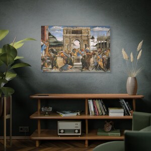 Punishment of the Sons of Corah By Sandro Botticelli Canvas High-Quality Wall Art Painting Print Home Decor Artistic Masterpiece Fine Art