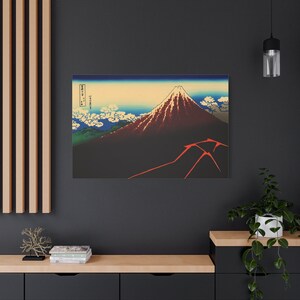 Rainstorm beneath the Summit By Katsushika Hokusai Canvas High-Quality Wall Art Painting Print Home Decor Artistic Masterpiece Fine Art