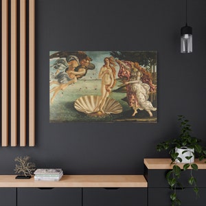 The Birth of Venus By Sandro Botticelli Canvas High-Quality Wall Art Painting Print Home Decor Artistic Masterpiece Fine Art Reproduction