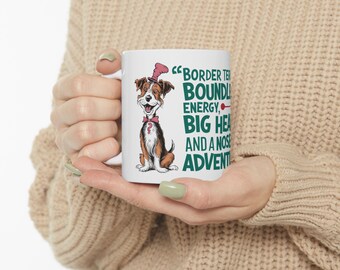 Sottobicchiere Lucido Keep Calm And Hug A Border Terrier | MDF Resistente | Idea Regalo Per Amanti Dei Cani