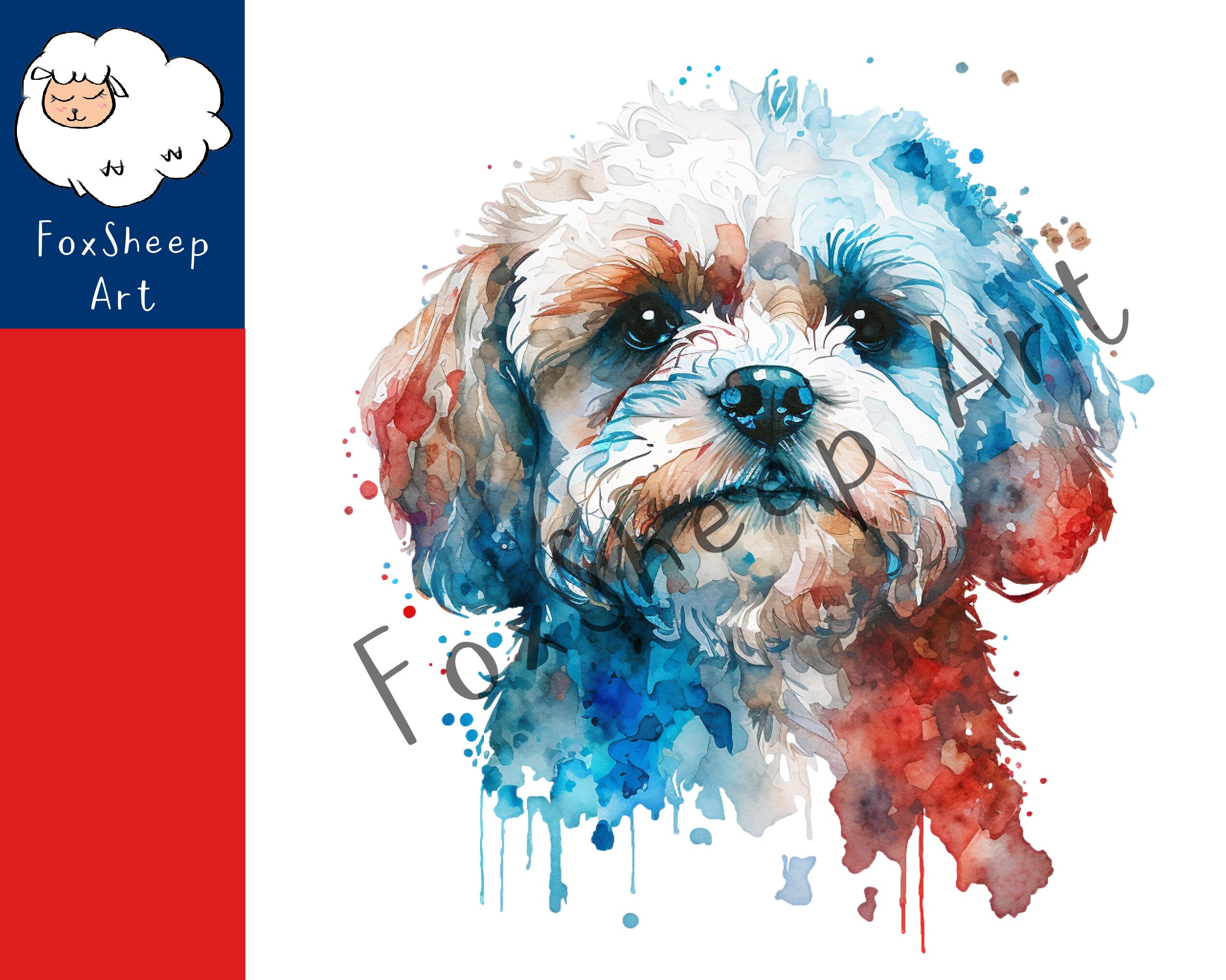 9 Maltipoo Dog Clipart High-quality PNG Image, Print, Paper, Art, Craft ...