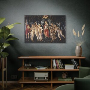 Primavera By Sandro Botticelli Canvas High-Quality Wall Art Painting Print Home Decor Artistic Masterpiece Fine Art Reproduction