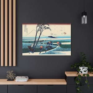 Ejiri in the Suruga Province By Katsushika Hokusai Canvas High-Quality Wall Art Painting Print Home Decor Artistic Masterpiece Fine Art