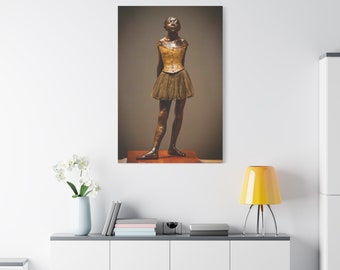 Little Dancer of Fourteen Years By Edgar Degas Canvas High-Quality Wall Art Painting Print Home Decor Artistic Masterpiece Fine Art