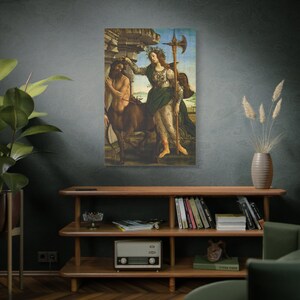 Pallas and the Centaur By Sandro Botticelli Canvas High-Quality Wall Art Painting Print Home Decor Artistic Masterpiece Fine Art