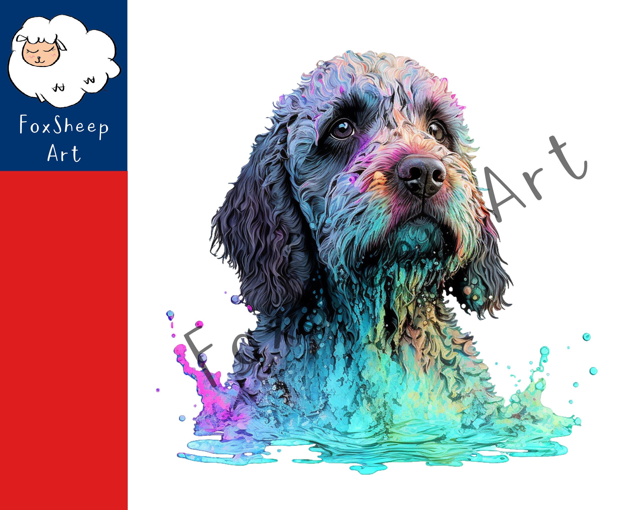 9 Cockapoo Dog Clipart High-quality PNG Image, Print, Paper, Art, Craft ...