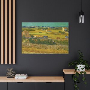 The Harvest By Vincent van Gogh Canvas High-Quality Wall Art Painting Print Home Decor Artistic Masterpiece Fine Art Reproduction