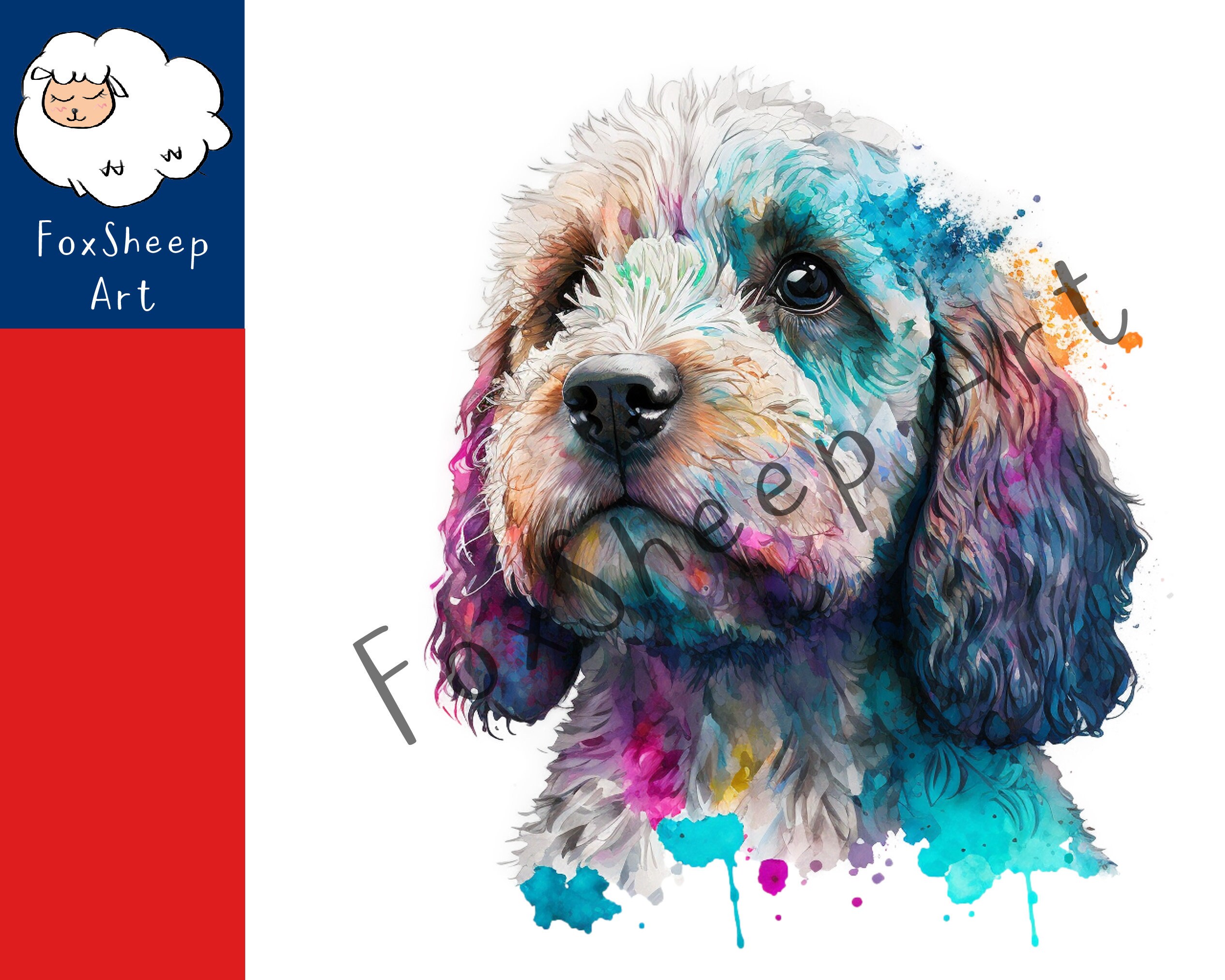 9 Cockapoo Dog Clipart High-quality PNG Image, Print, Paper, Art, Craft ...