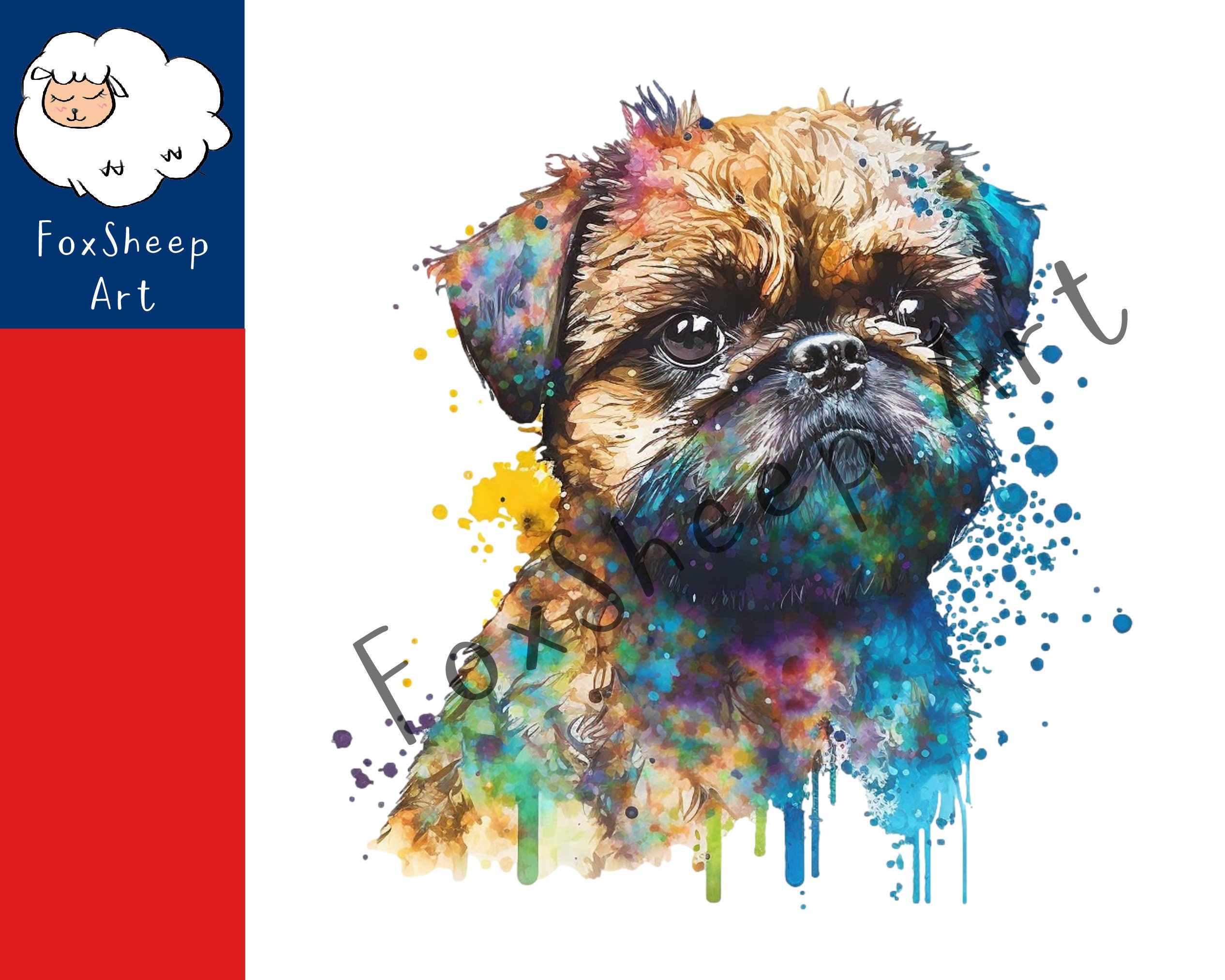 9 Brussels Griffon Dog Clipart High-quality PNG Image, Print, Paper ...