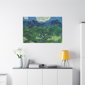 Oliviers By Vincent van Gogh Canvas High-Quality Wall Art Painting Print Home Decor Artistic Masterpiece Fine Art Reproduction