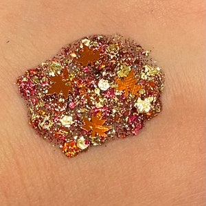 Annie K’s Unicorn Dust- Falling Leaves Glitter Hair / Body Gel- Thanksgiving Sparkle - Fall Hair Confetti