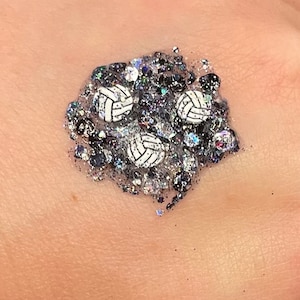 Annie K’s Volleyball Unicorn Dust- 15ml Glitter Hair / Body Gel- Team Ball Gift- End of Season Party Favor