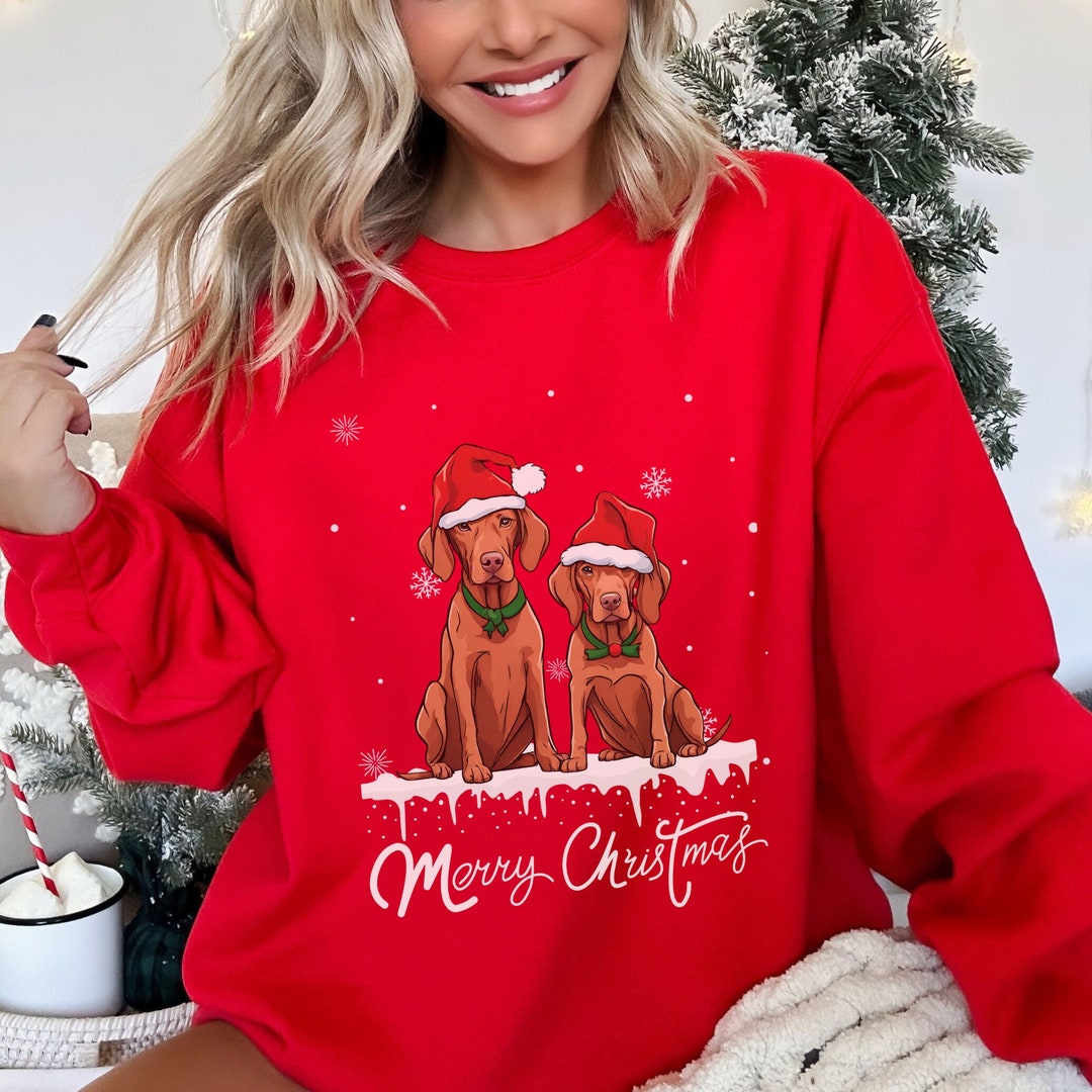 Vizsla Christmas Jumper Christmas Jumper for Vizsla Owner Etsy