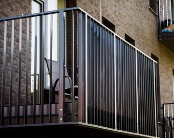 Custom Outdoor Metal Railings – Custom Size, Design and Color