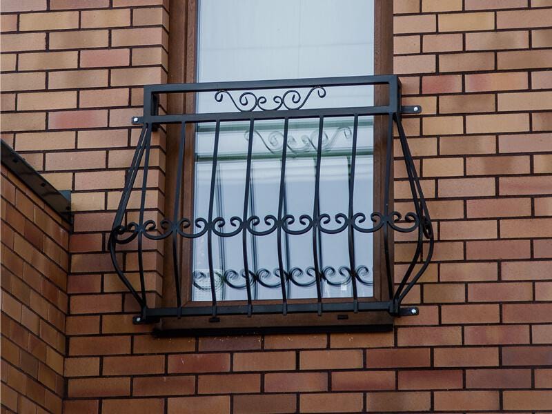 Safe and Stylish Balcony, Outdoors Railing Custom Metal Work
