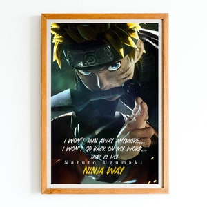 Naruto Eyes Poster Poster – Anime Town Creations