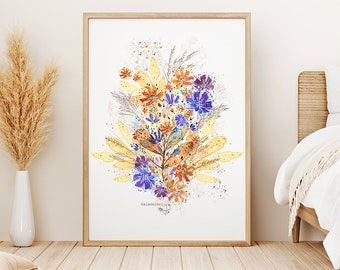 Bouquet of flowers &quot;Rio&quot; - Wall art