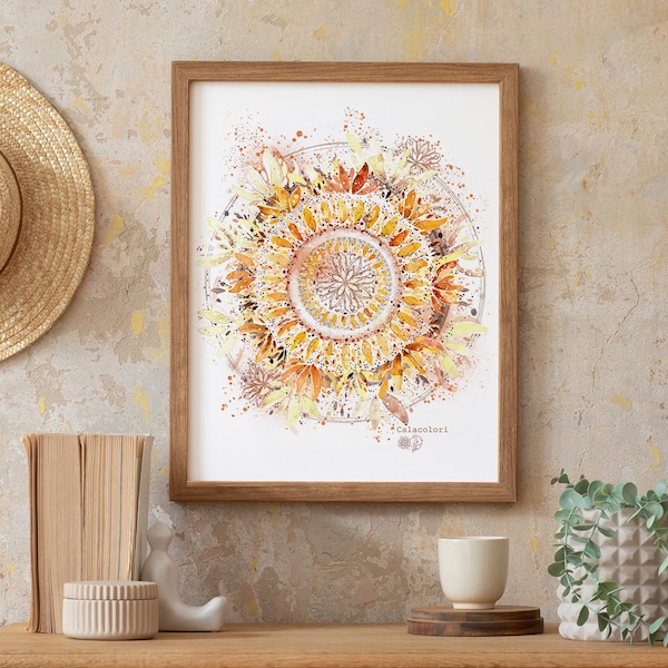 Mandala Soleil - Art mural