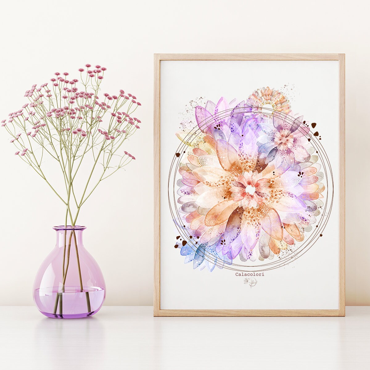 Gerbera - Brightly colored flowers - Wall Art