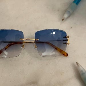 Fashion Big wire cuts  sunglasses