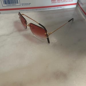 Fashion Horns  buffs frameless    sunglasses square