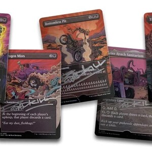 Volles Set von 5 ARTIST PROOF Karten Magic The Gathering Rayon Quickfall