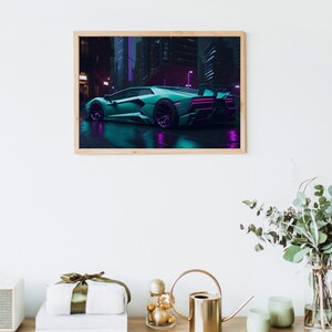 Lamborghini Digital Wall Art