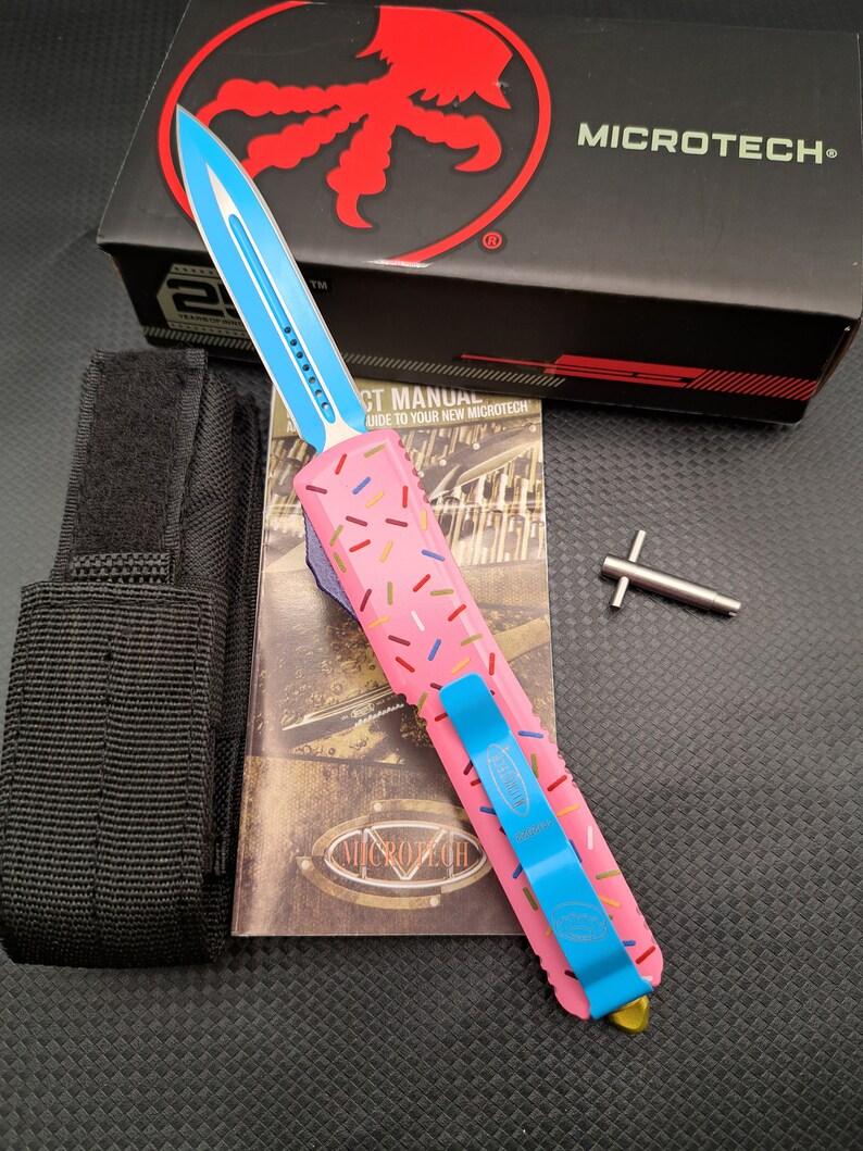 Microtech Donut & Sprinkles Knife Etsy