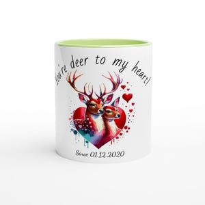 Personalised Polar Bear Mug - Love You Snow Much! Perfect Gift for Couples, Anniversaries & Weddings, Valentine&#39;s Day