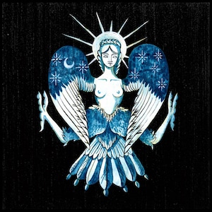 Sirin - original acrylic painting