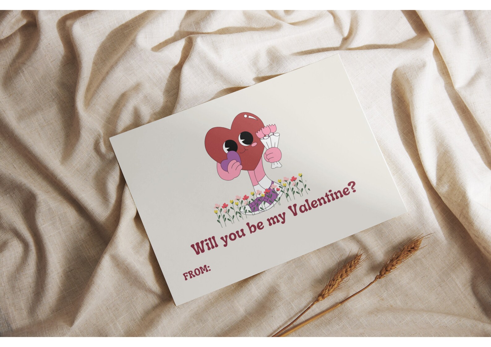 Retro Vintage Aesthetic Valentine's Day Cards - Nostalgic Love ...