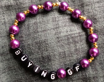 Runescape 'Buying GF' Beaded Bracelet