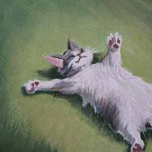Oljemålning inspirerad av Studio Ghibli bild 3