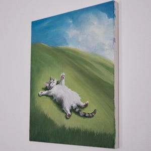 Oljemålning inspirerad av Studio Ghibli bild 2