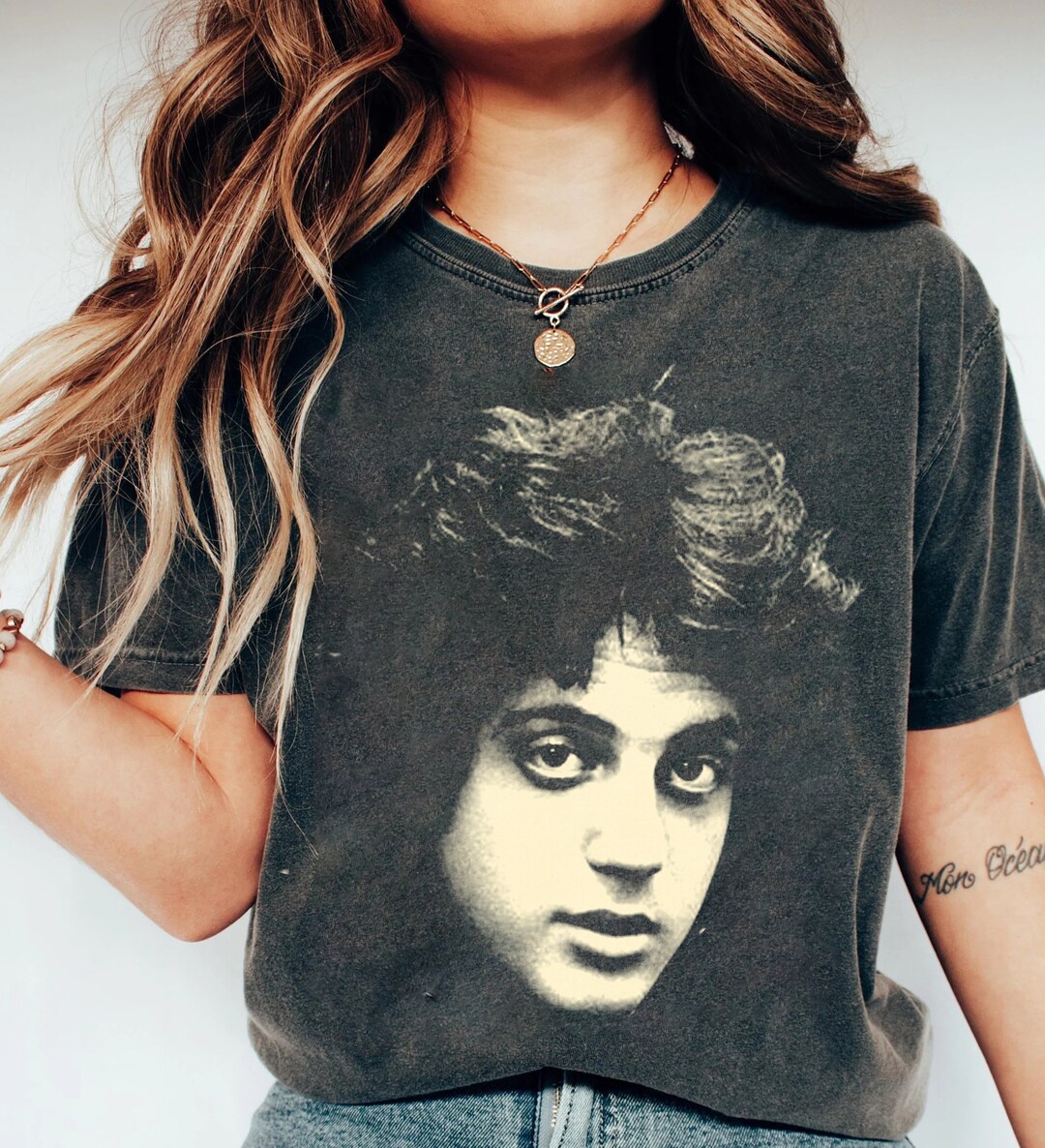 Vintage Billy Joel Stevie Nick Tour Tshirt, Billy Joel Merch Shirt, Shirt, Billy Joel World Tour 