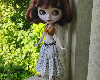 Boho or Cottage Core Outfit for Slim 1/6 Scale Dolls - MADE TO ORDER