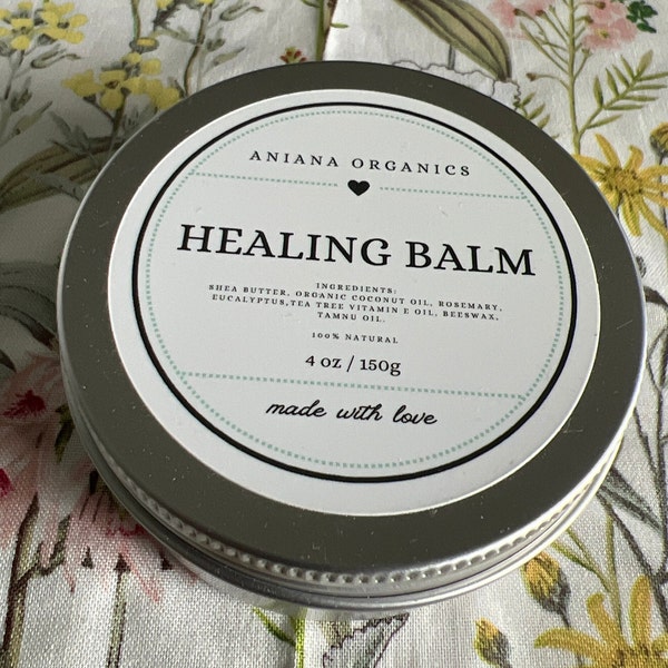 Healing Balm All Purpose Natural organic Massage Feet Hands Body soothing