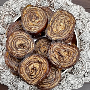 Turkish Delight,Honey Hazelnut Roll,Handmade Dessert,Natural Sugar