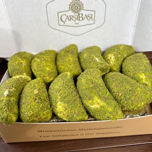 Ravioli Lokum,Pistachio Lokum,Handmade,Turkish Delight,Carsibasi
