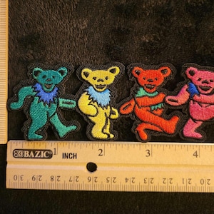 Dancing Bears Iron On Patch