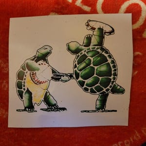Jam Band Terrapins Window,Snowboard, Surfboard Waterproof Decal