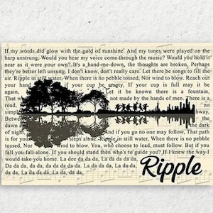 Song Inspired Wrapped Canvas