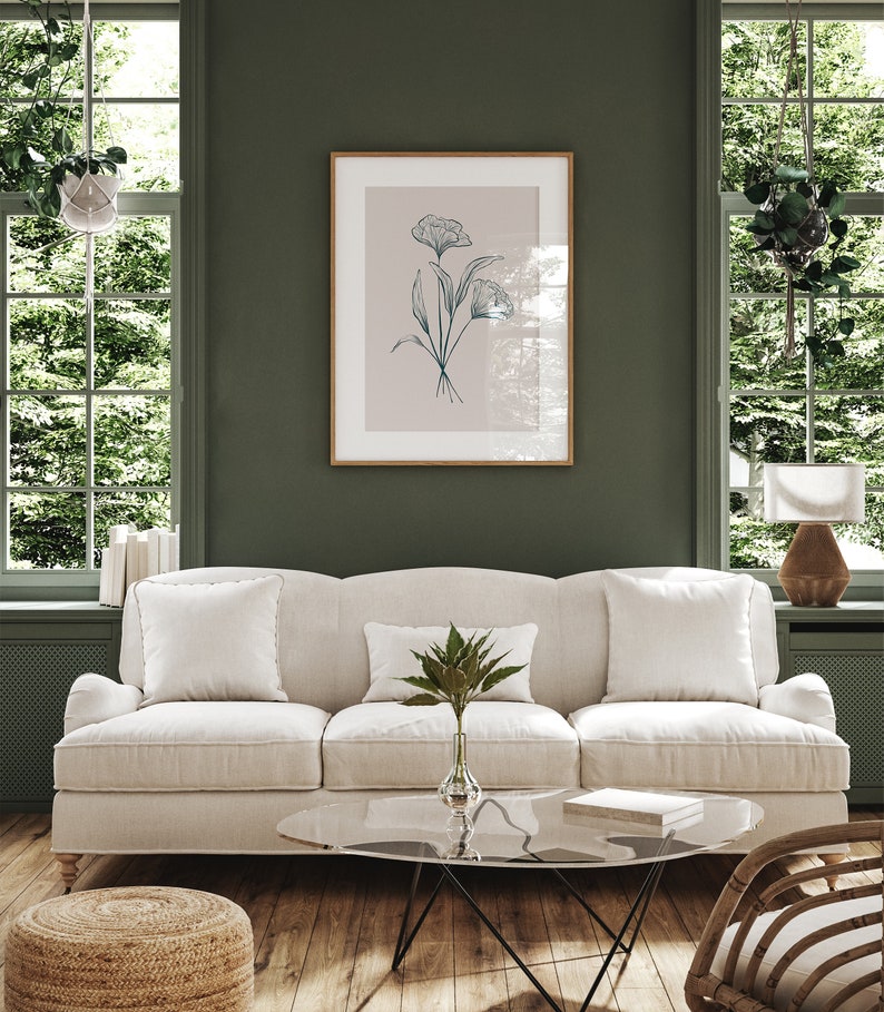 Instant download minimalist print set of 3 green print wall art living room decor room aesthetic poster green home decor green print bedroom